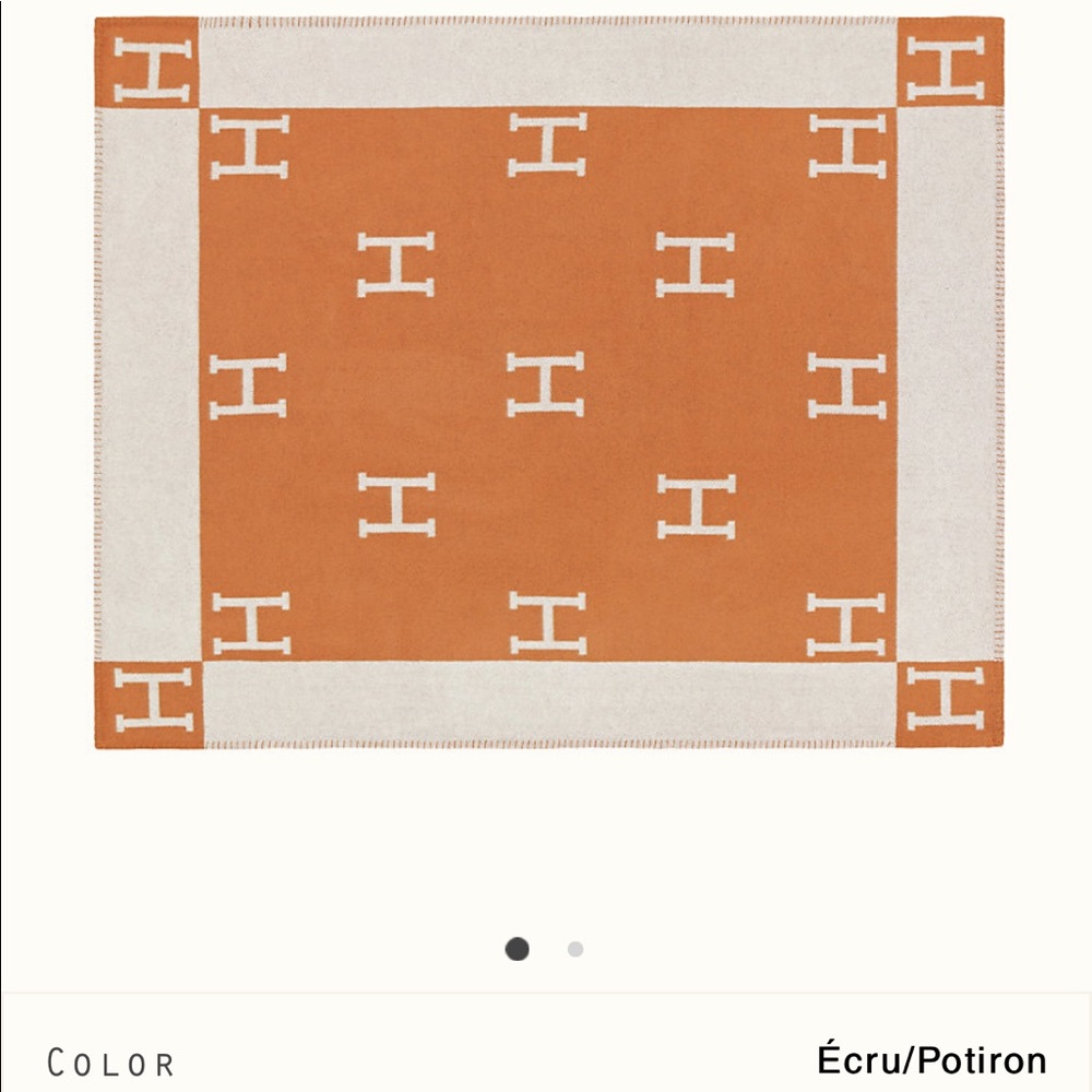Hermes Avalon throw blanket